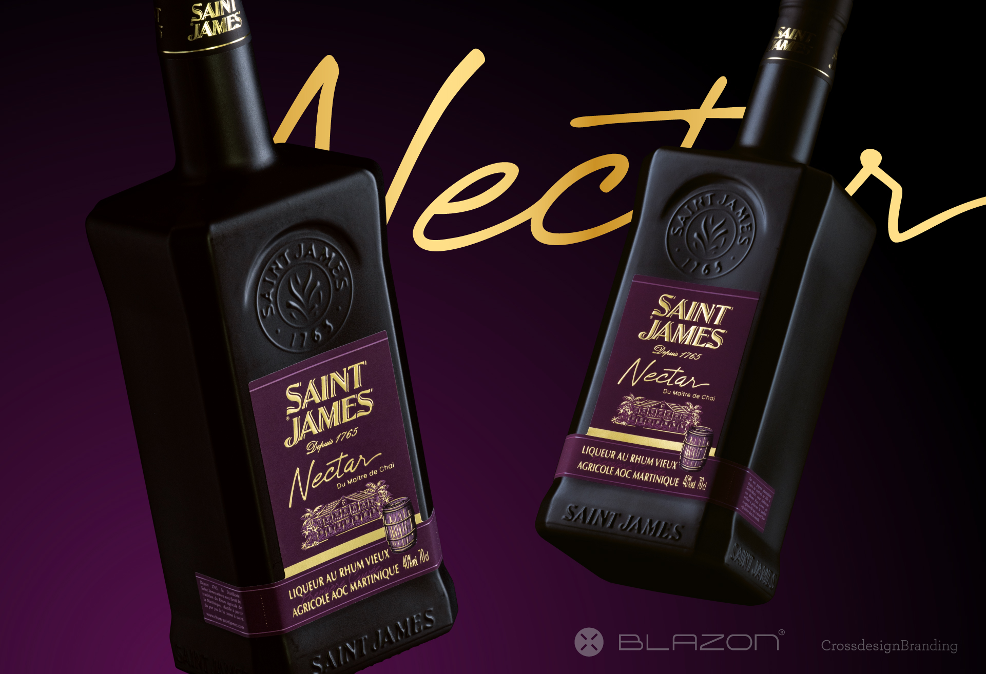 blazon design slide portfolio SAINT JAMES NECTAR