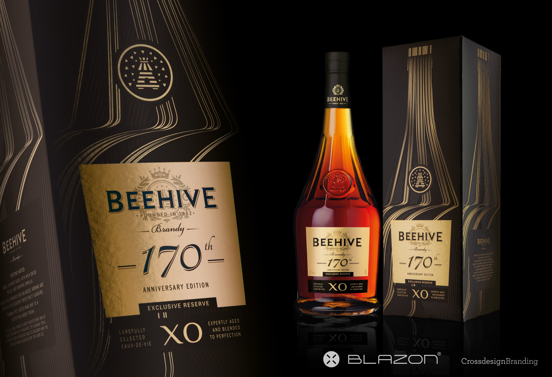 blazon design BEEHIVE - ANNIVERSAIRE 170 ANS