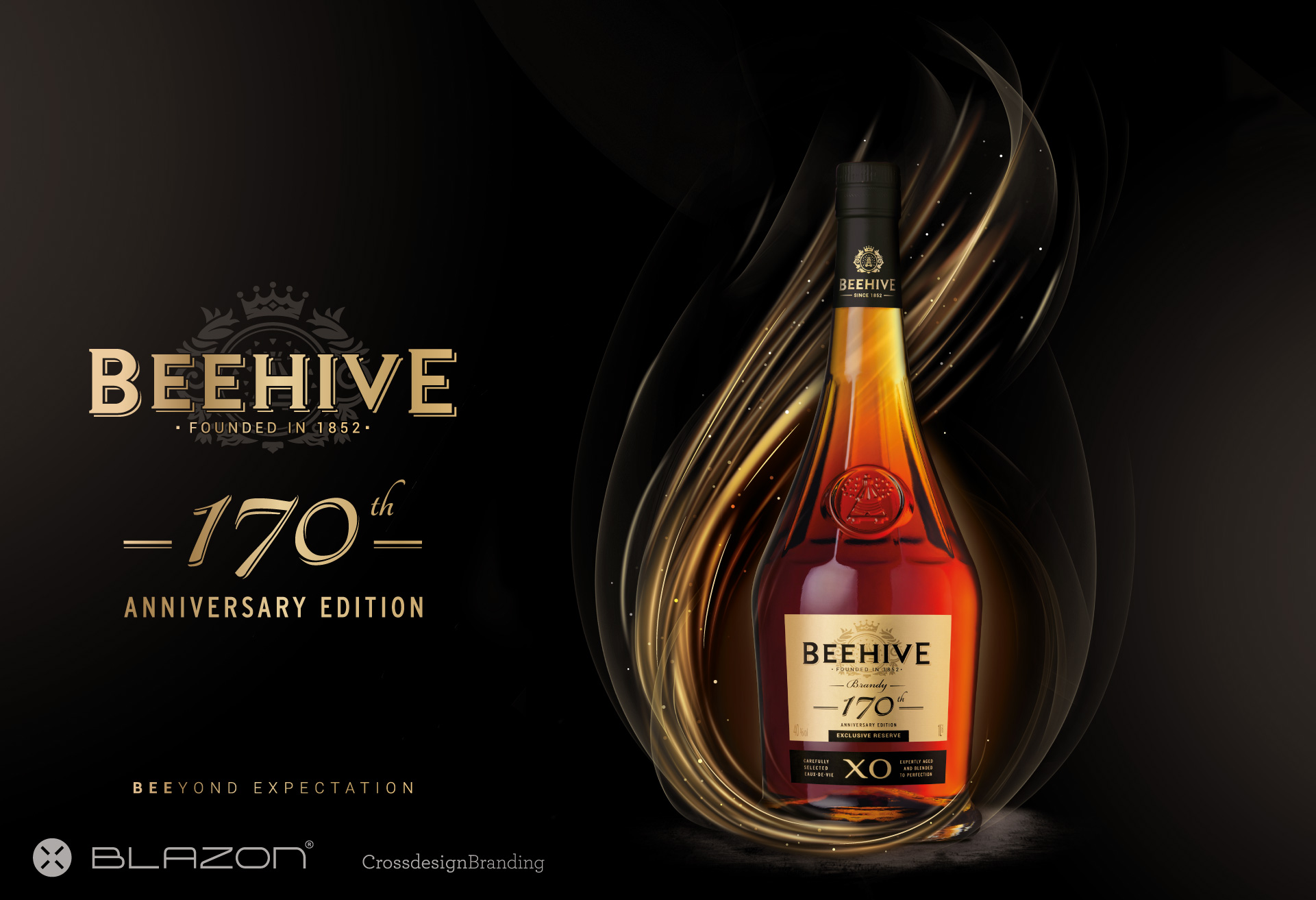 blazon design BEEHIVE - ANNIVERSAIRE 170 ANS