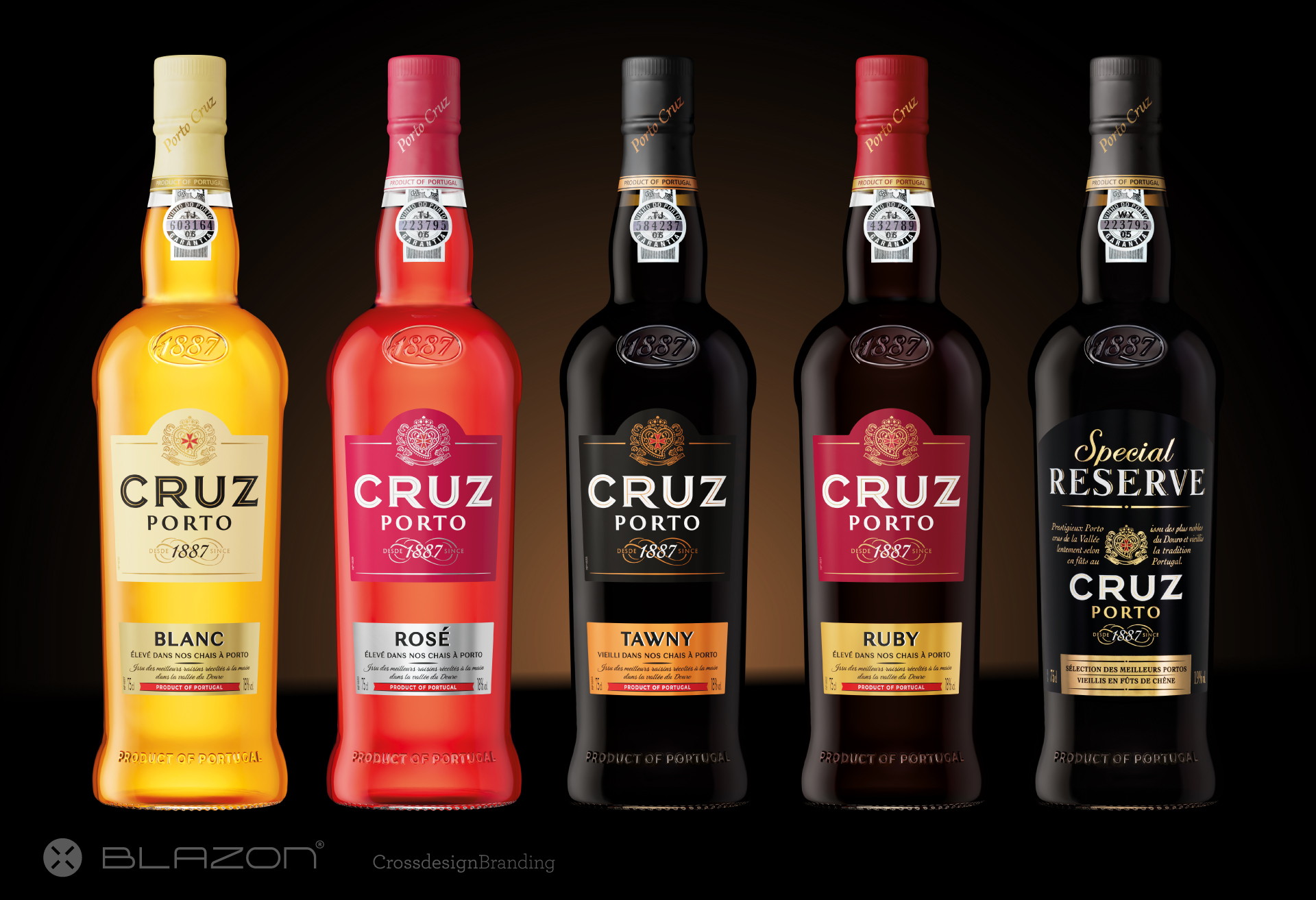 blazon design  CRUZ, N°1 MONDIAL DU PORTO