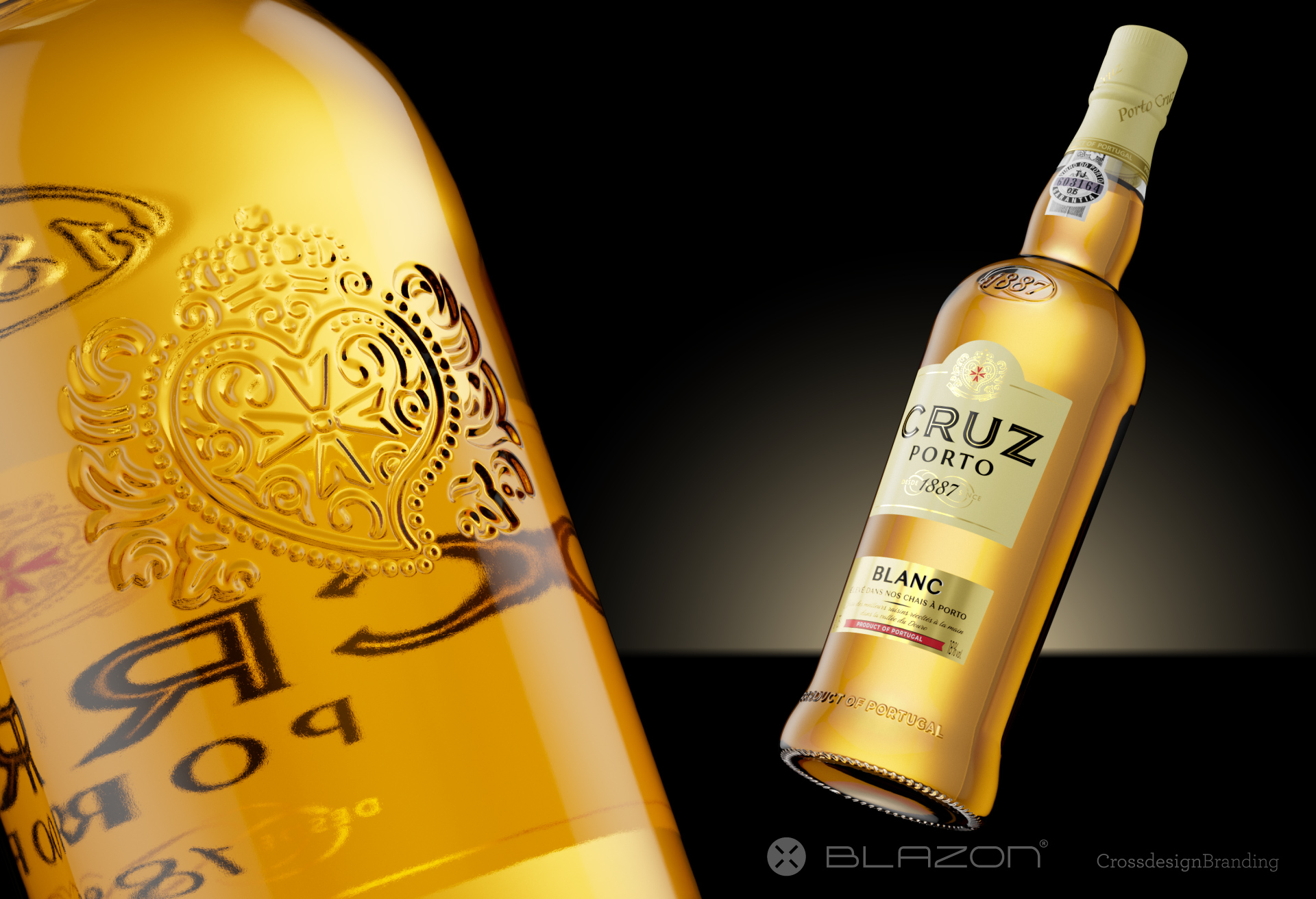 blazon design  CRUZ, N°1 MONDIAL DU PORTO