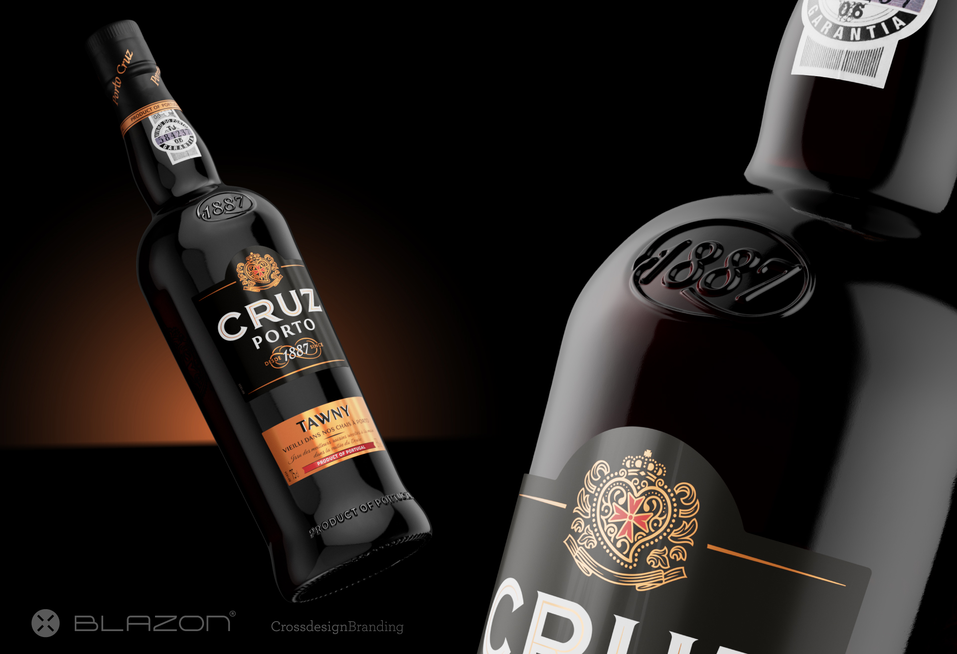 blazon design  CRUZ, N°1 MONDIAL DU PORTO