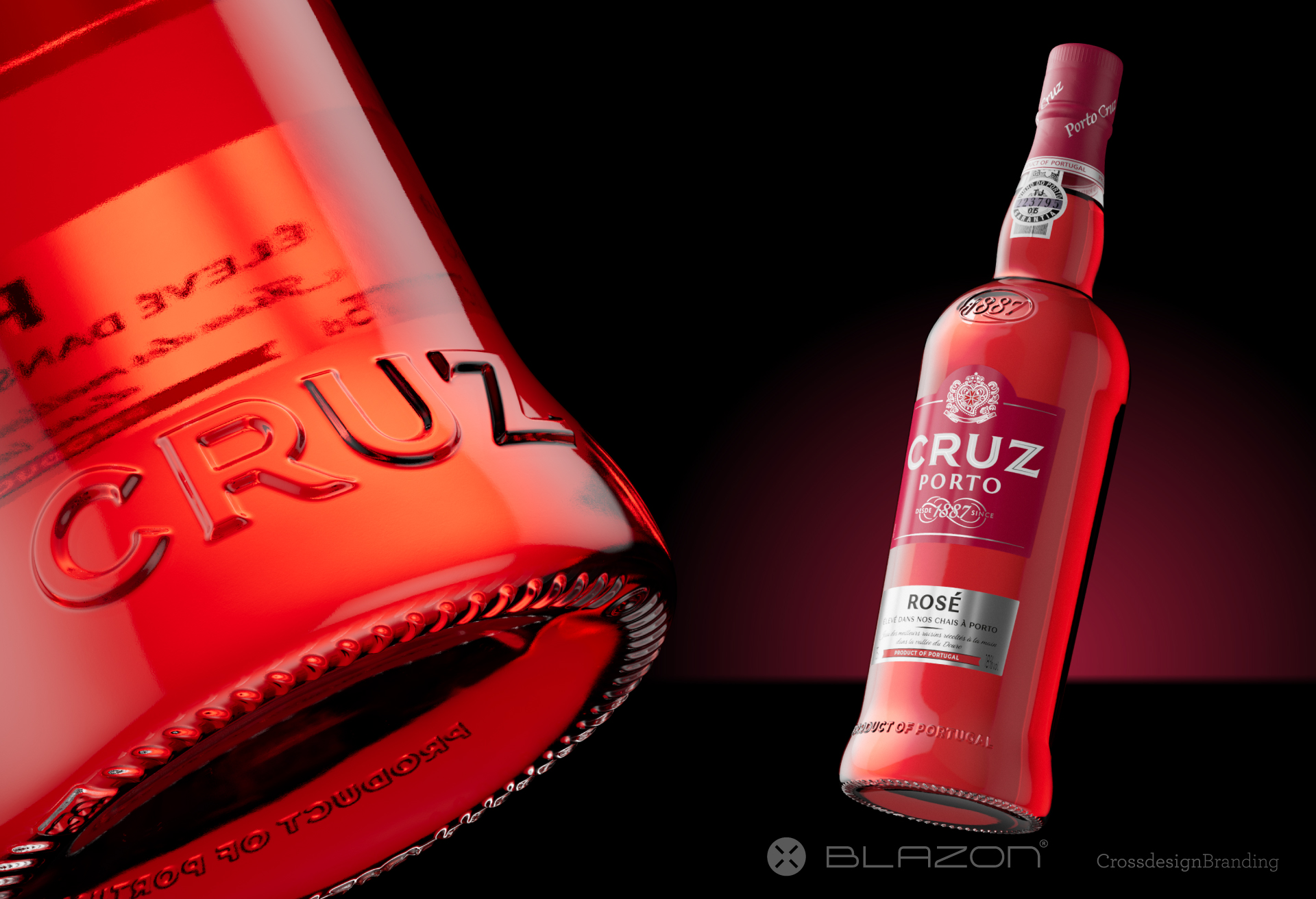 blazon design  CRUZ, N°1 MONDIAL DU PORTO