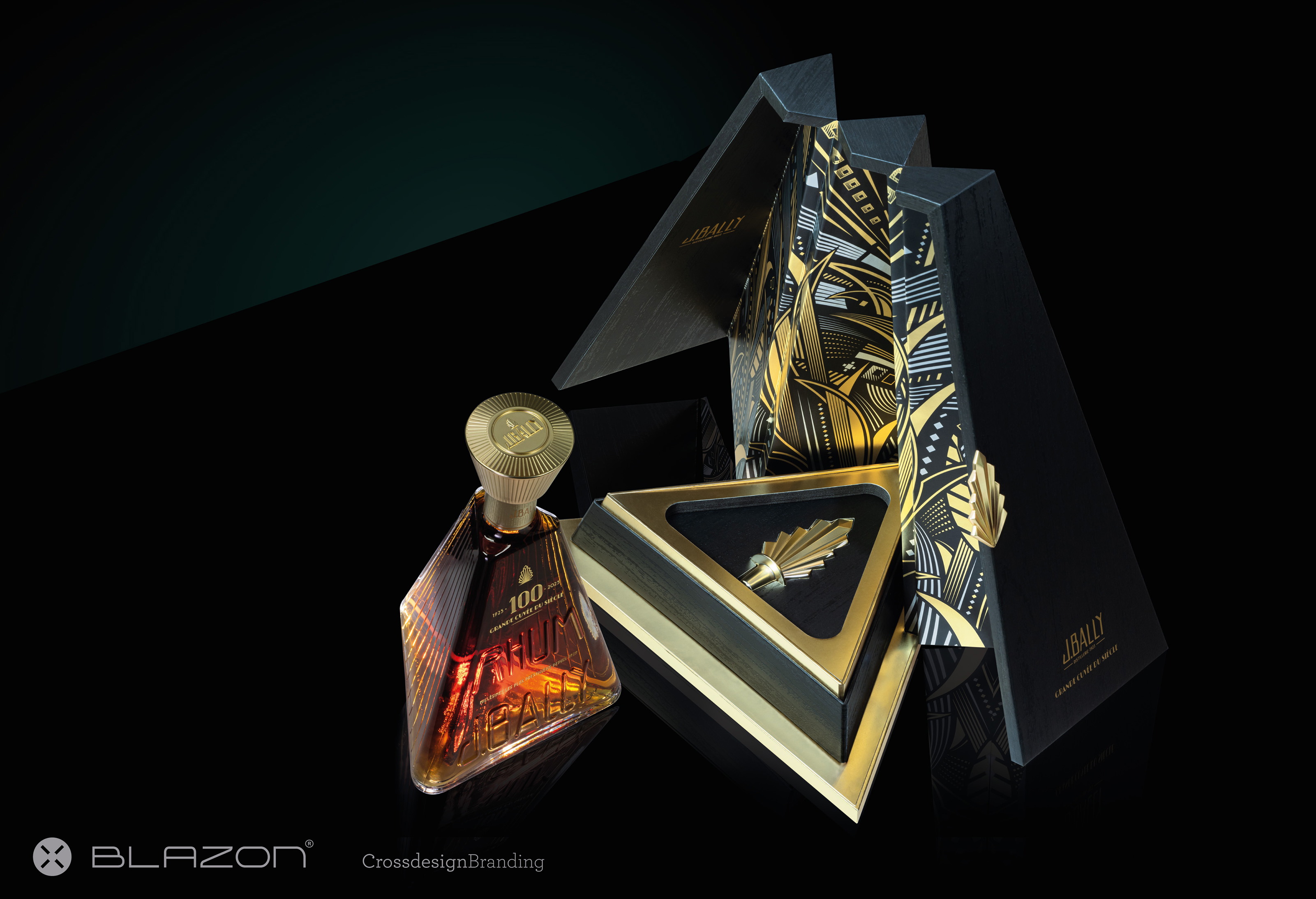 blazon design J.BALLY 100 ANS