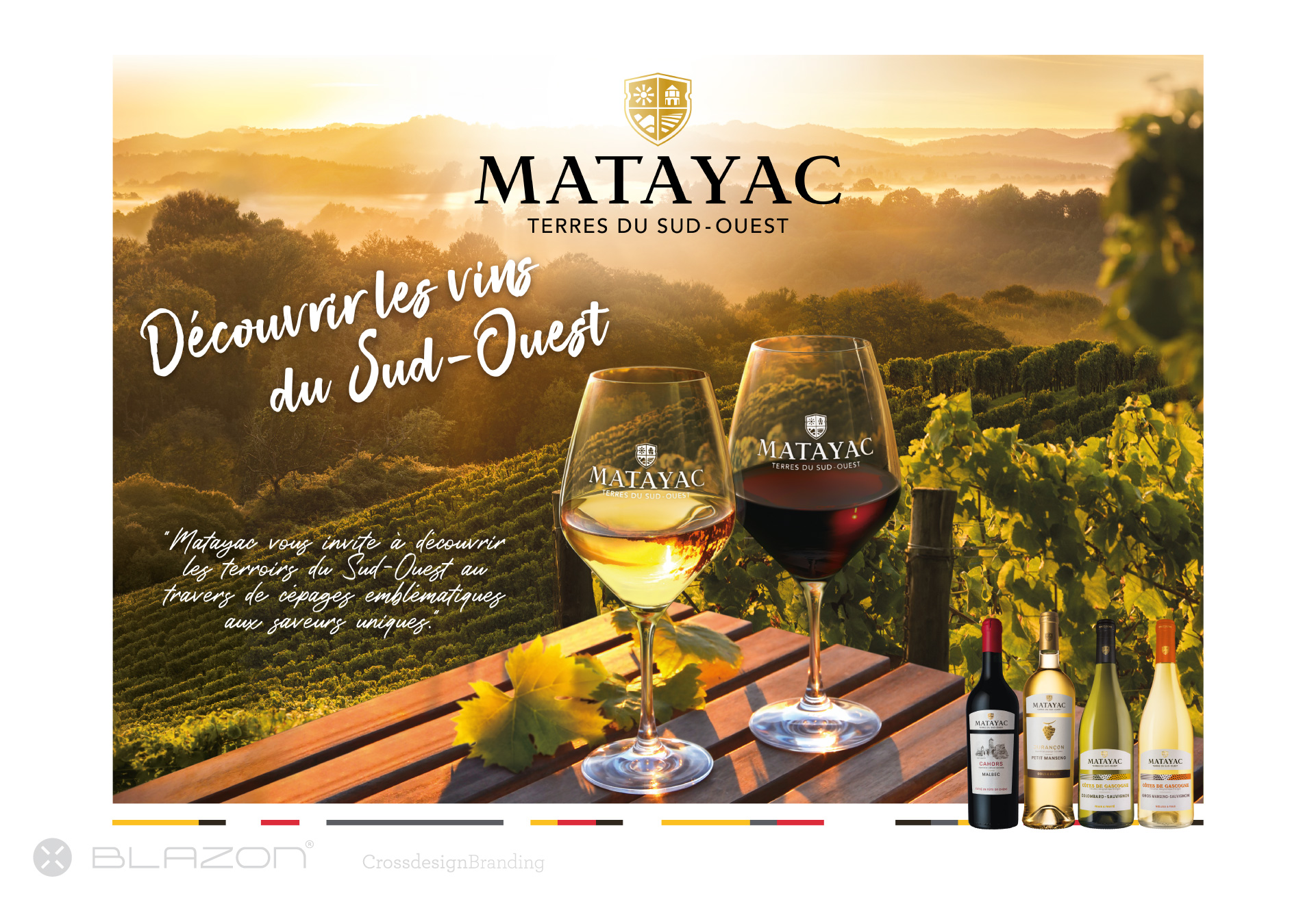 blazon design MATAYAC - TERRES DU SUD-OUEST