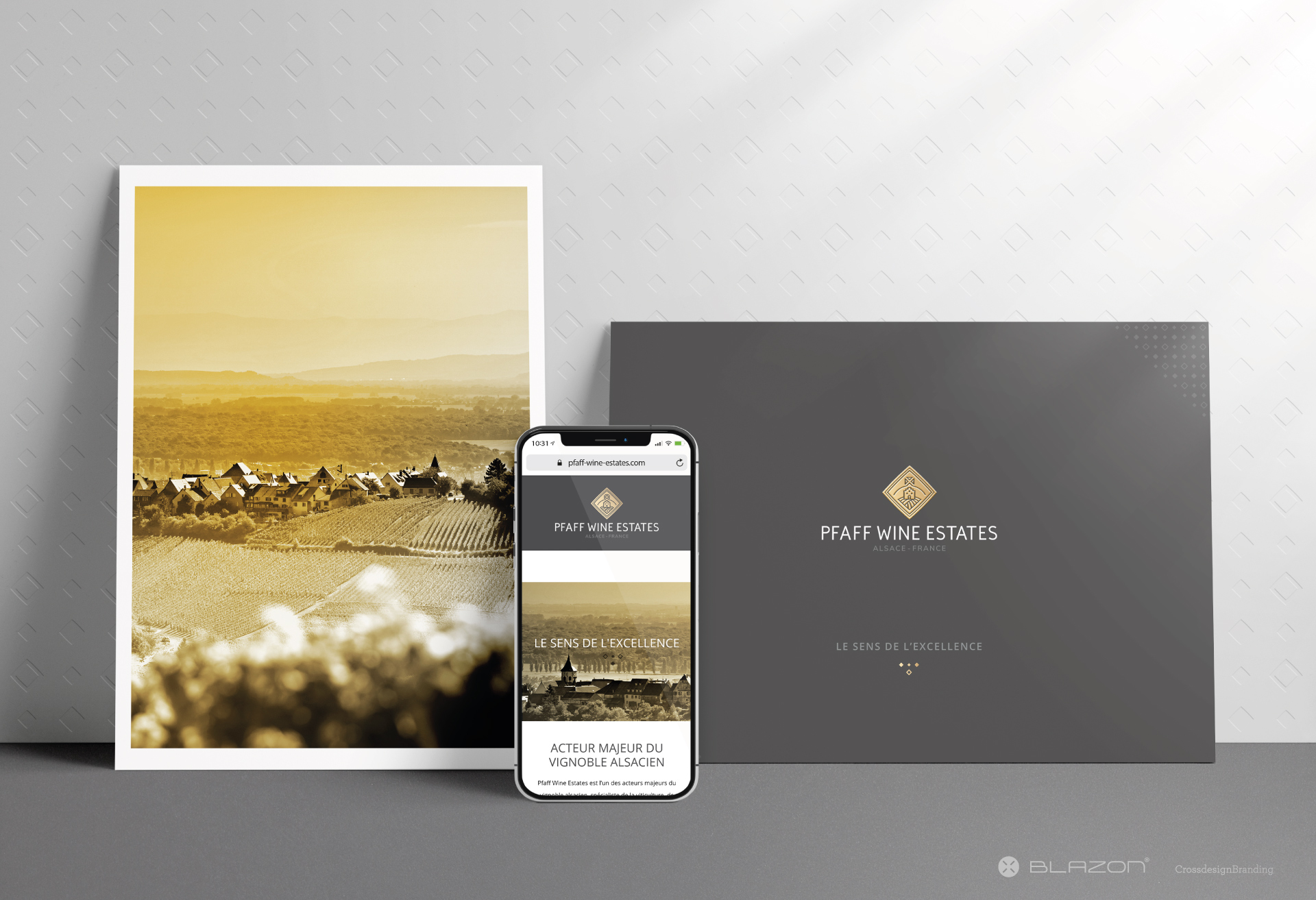 blazon design PFAFF WINE ESTATES