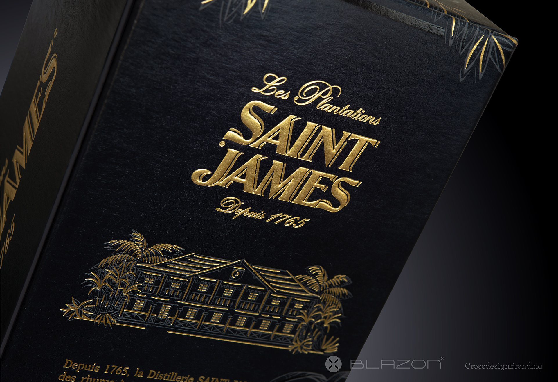 blazon design SAINT JAMES - ÉTUIS