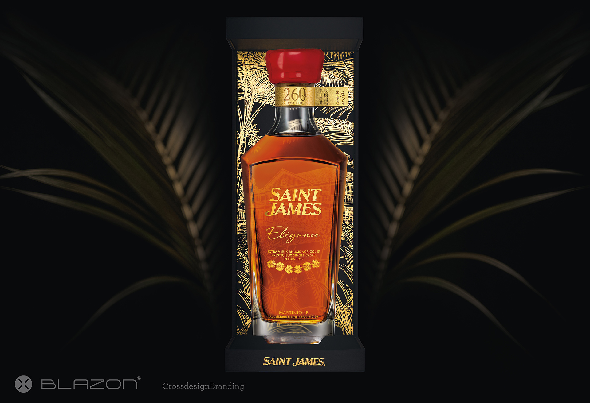 blazon design SAINT JAMES 260 ANS