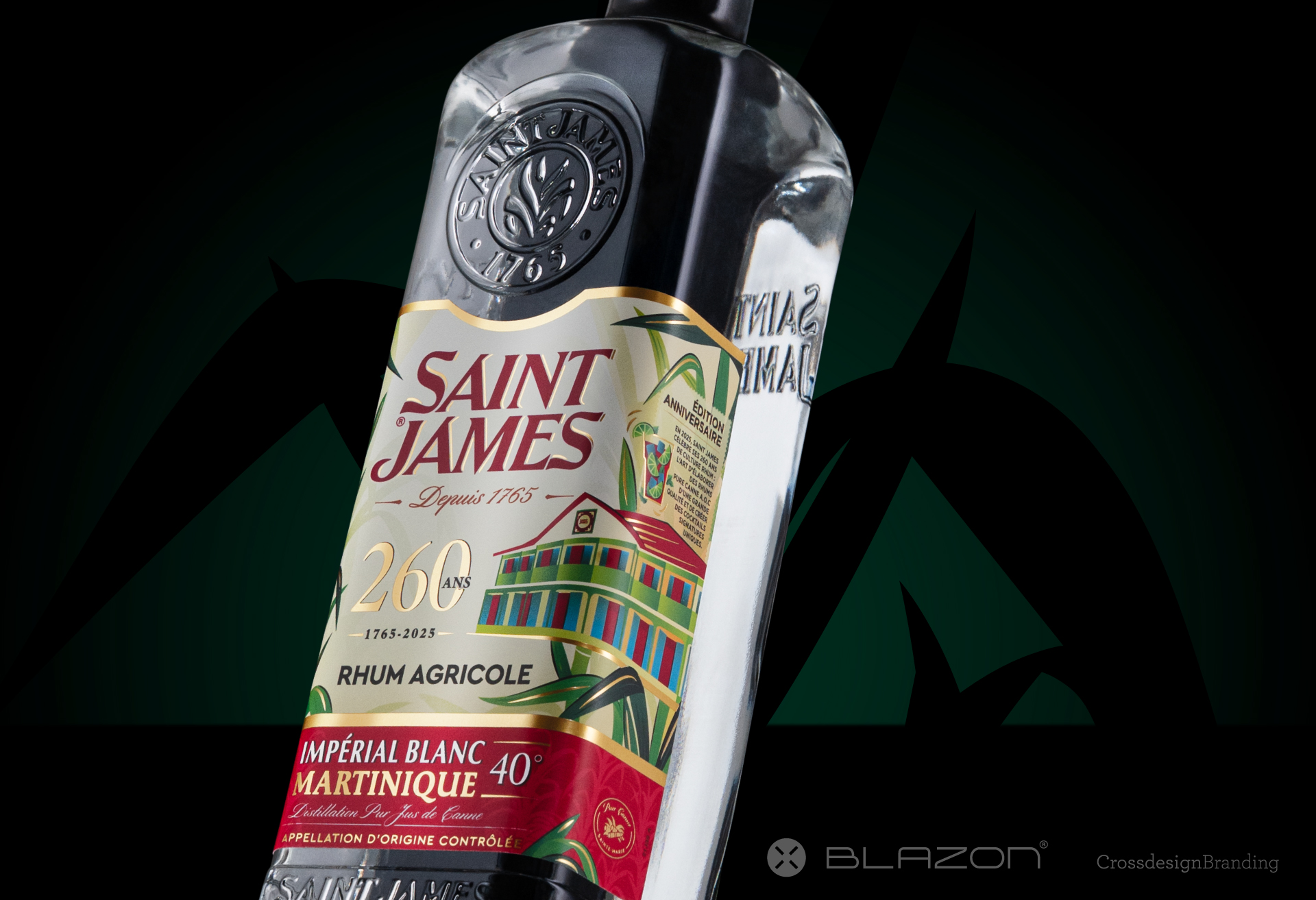 blazon design SAINT JAMES 260 ANS