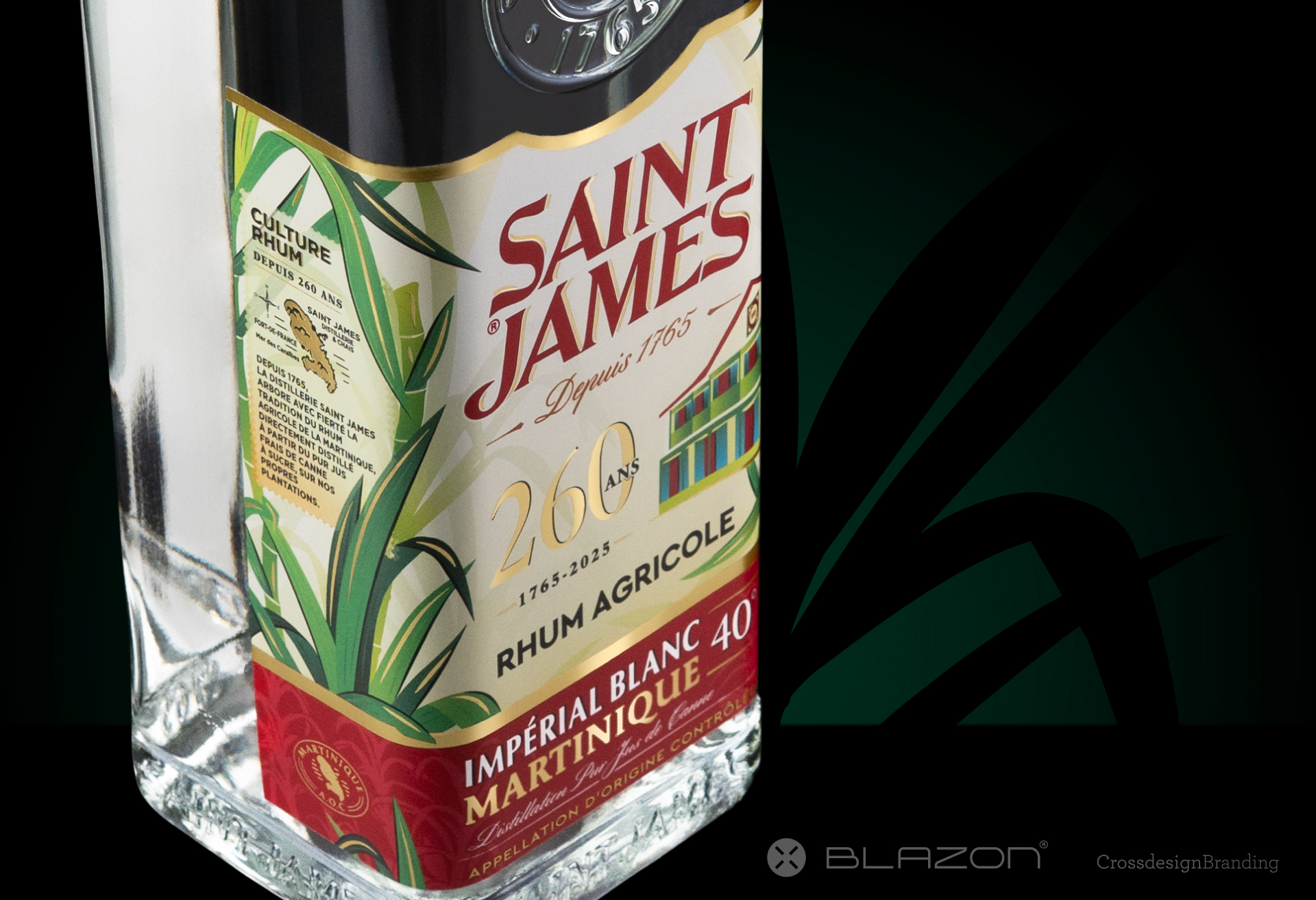 blazon design SAINT JAMES 260 ANS