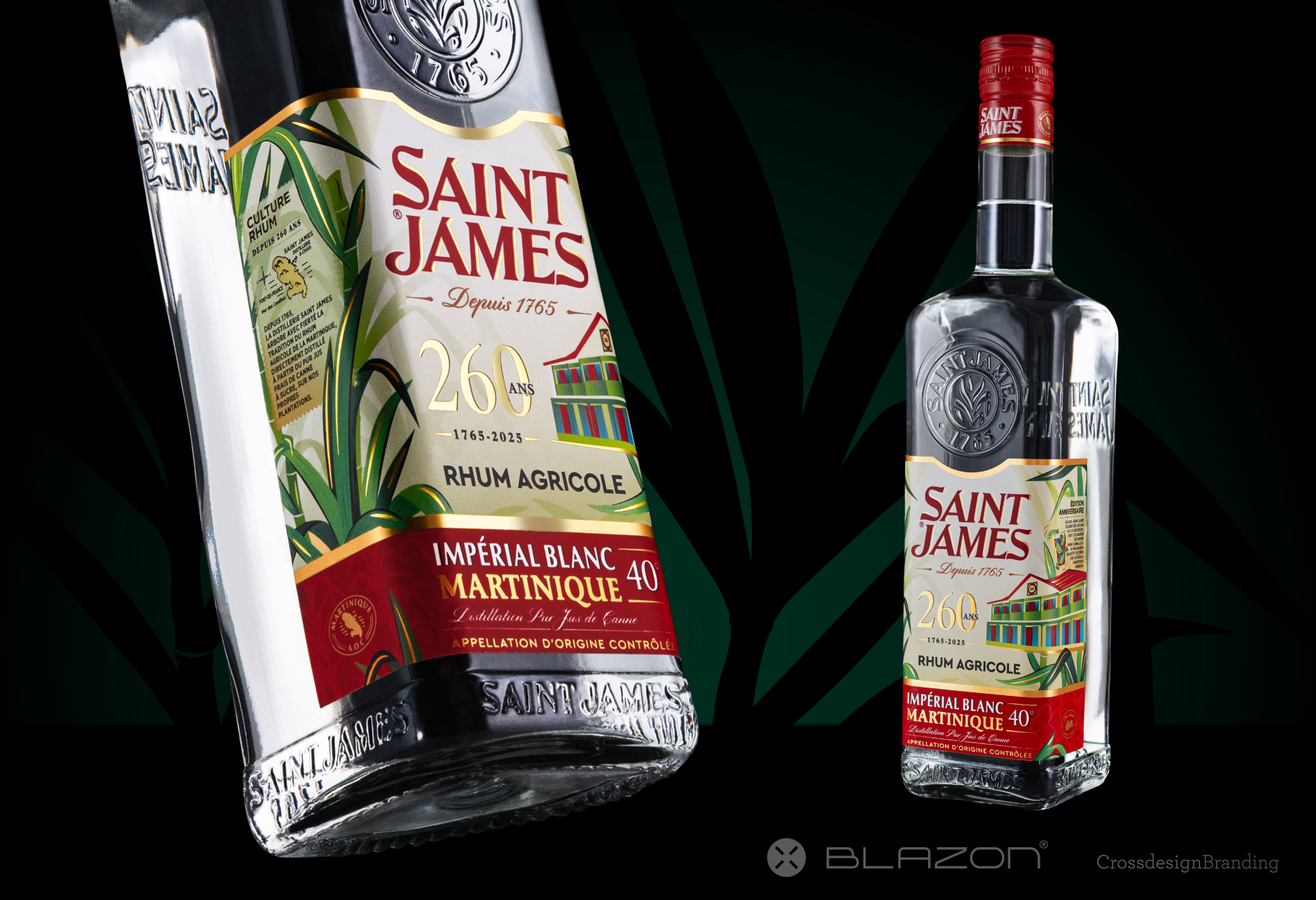 blazon design SAINT JAMES 260 ANS