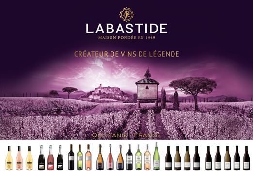 BLAZON / Crossdesign réenchante la maison de vins tarnaise LABASTIDE 