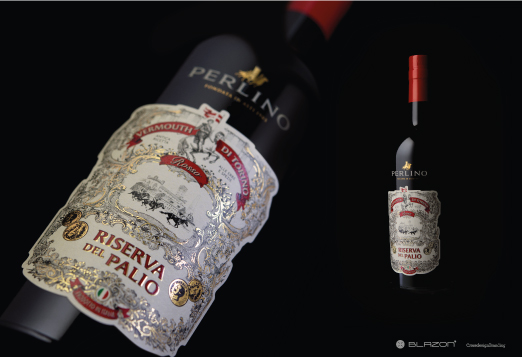 BLAZON / Crossdesign crée le nouveau produit Vermouth di Torino, Riserva del Palio de Perlino