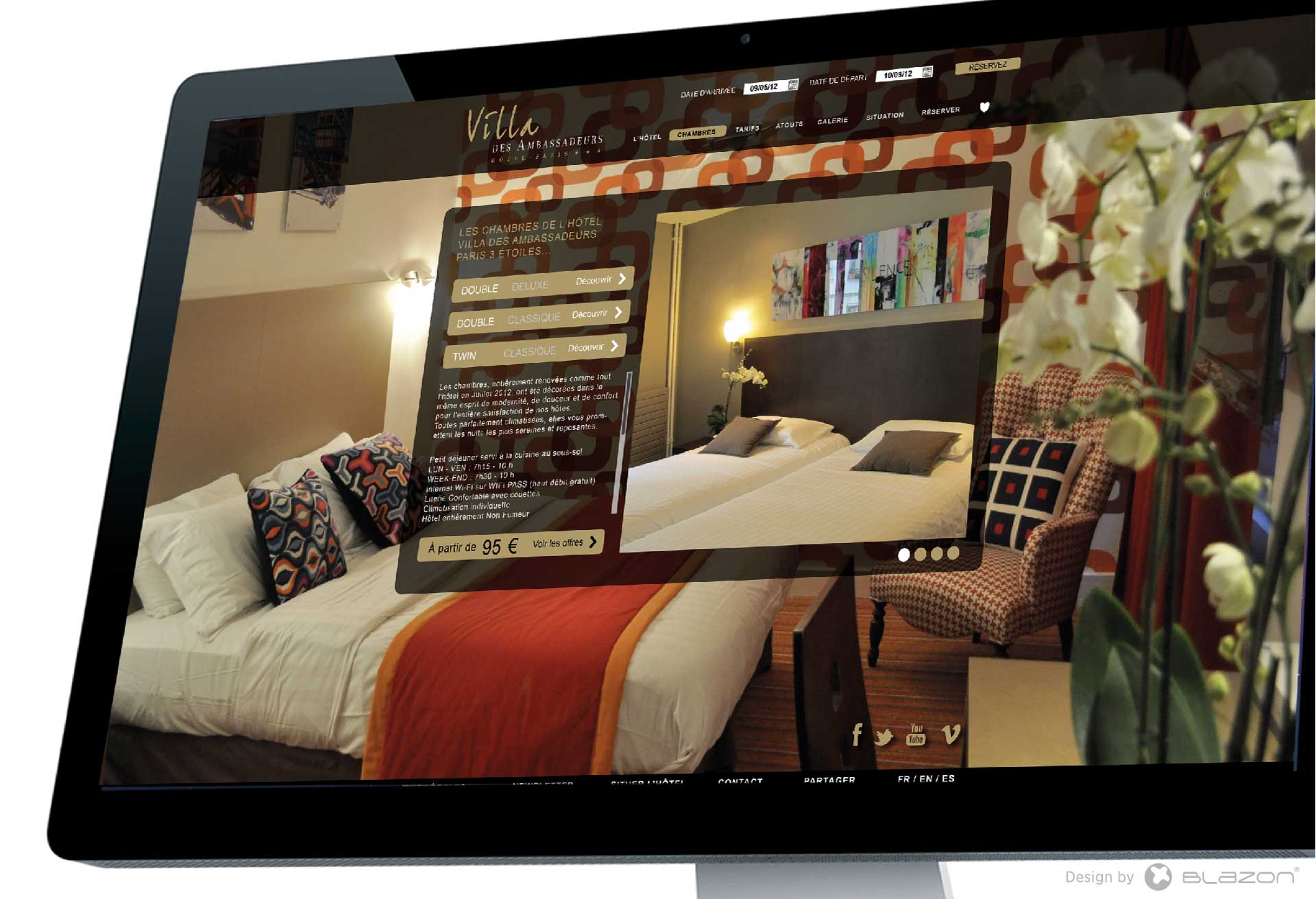 blazon design slide portfolio VILLA DES AMBASSADEURS