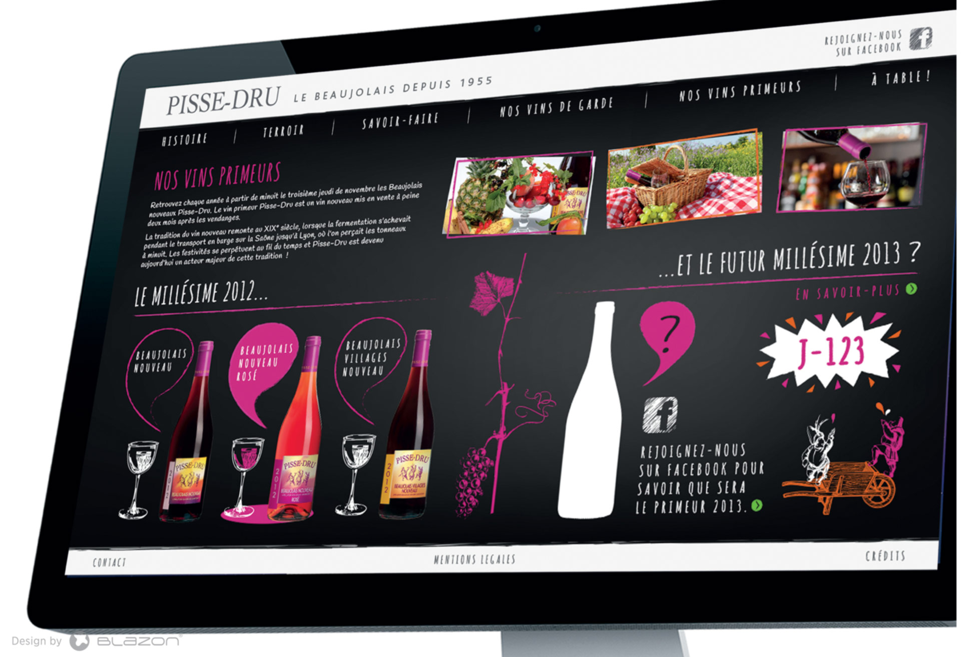 blazon design slide portfolio PISSE DRU