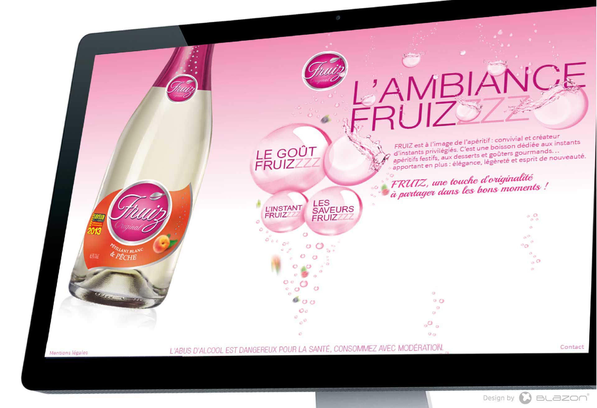 blazon design slide portfolio FRUIZ