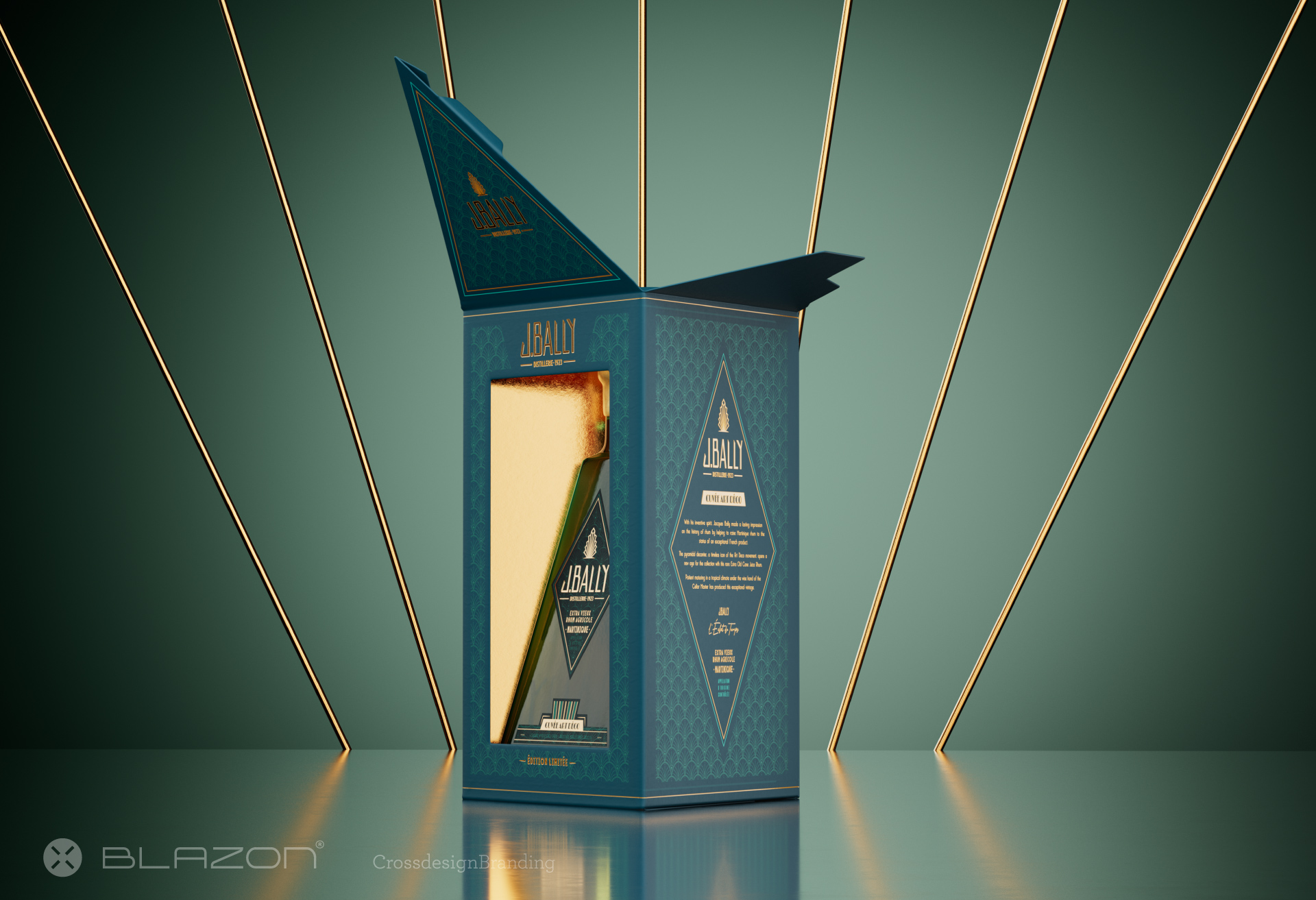 blazon design slide portfolio ÔDE À L'ART DÉCO