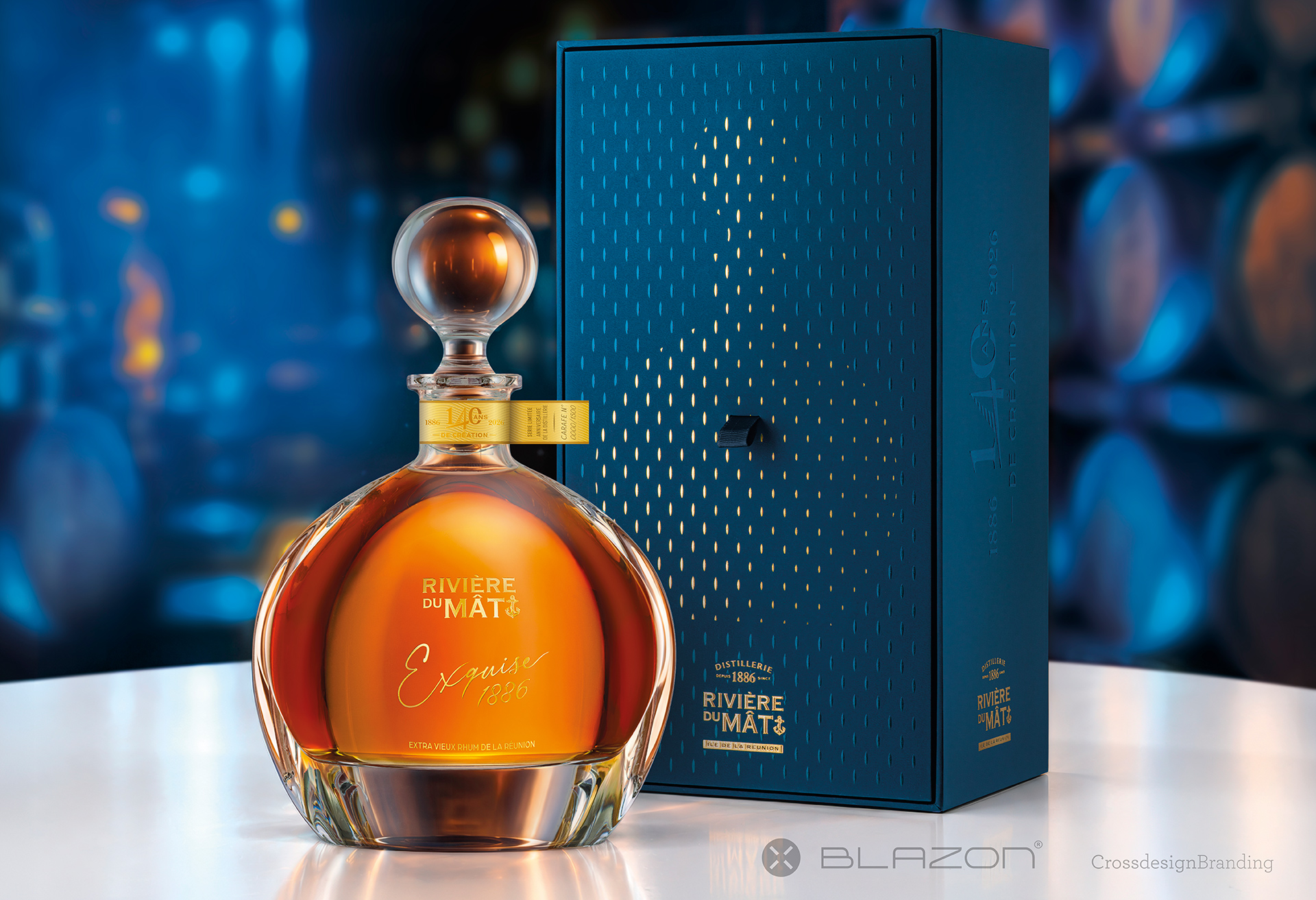 blazon design slide portfolio 140 ANS DISTILLERIE RIVIÈRE DU MÂT