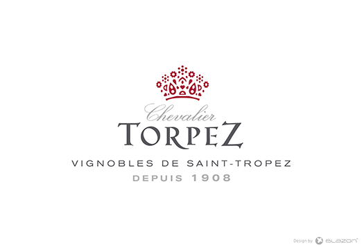 blazon design slide portfolio CHEVALIER TORPEZ - VIGNOBLES DE SAINT-TROPEZ