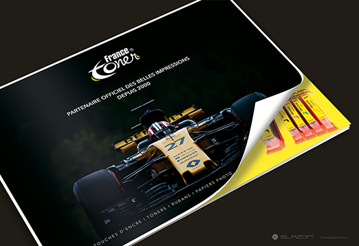blazon design slide portfolio FRANCE TONER